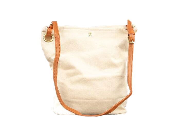 3 Fold Bag With Faux Leather Strap Main Min