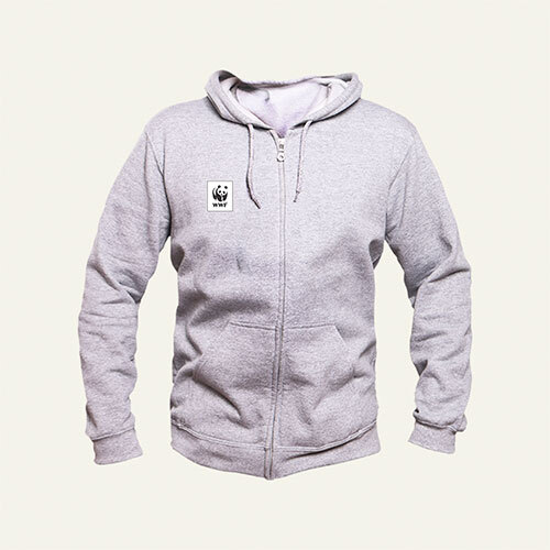 Hoodie Front Gray