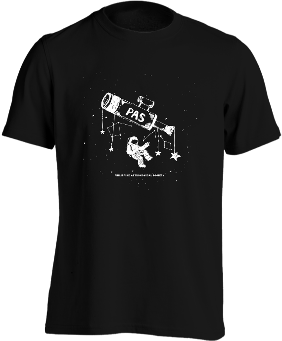 Philippine Astronomical Society Shirt Glow In The Dark Print